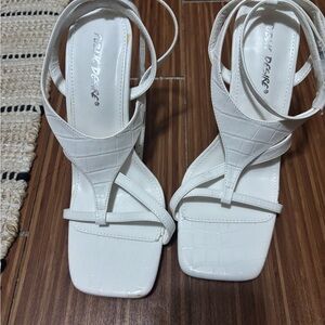 White Strappy Sandals